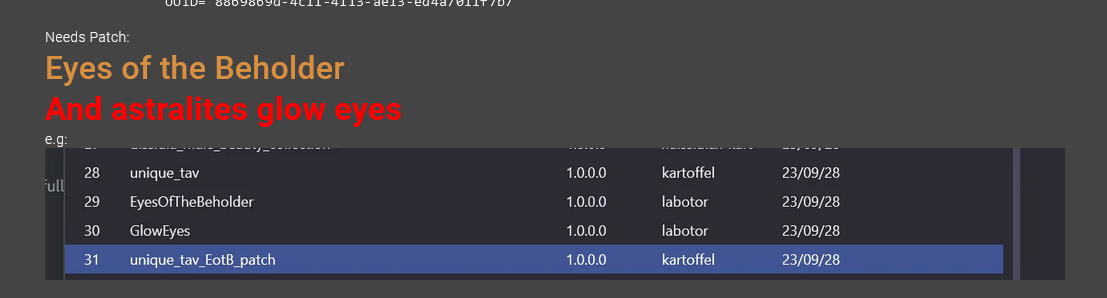 Alternate Load Order